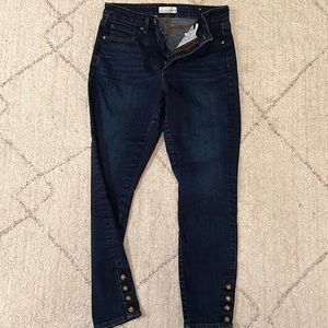 Dark denim from loft with fun ankle details